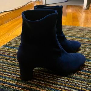 STUART WEITZMAN Siggy 60 Stretch-Suede ankle boots 👢